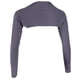 thumbnail image 5 of Blusa tipo hijab de manga larga con elástico modal para mujer gris, 5 of 9