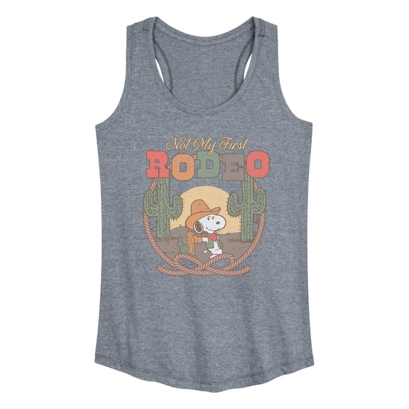 Peanuts - Snoopy Western Women's Graphic Racerback Tank