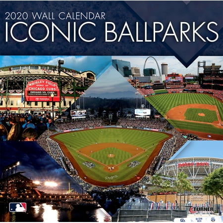 Mlb Iconic Ballparks: 2020 12x12 Stadium Wall Calendar