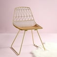 thumbnail image 5 of ACME Fantasia Side Chair in Whiskey and Gold (Set of 2), 5 of 6