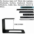 thumbnail image 3 of (3) Support pour Ordinateur Portable sous Bureau, Étagère de Rangement, Clavier, 3 of 5