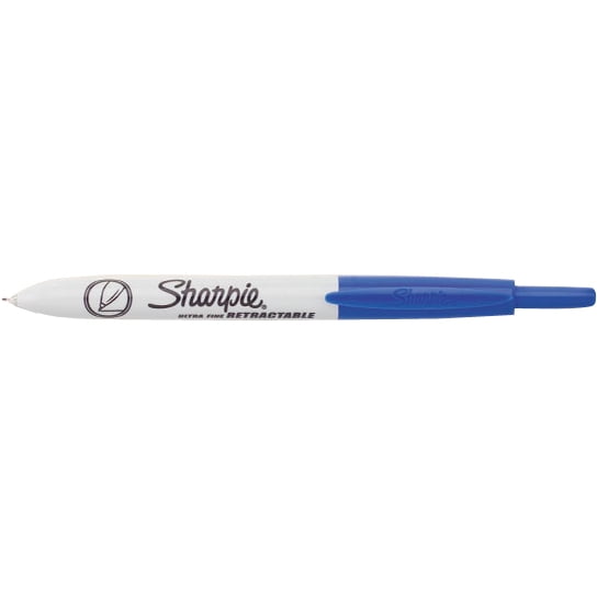 Sharpie Retractable Ultra Fine Point Permanent Marker, 12 / Dozen (Quantity)