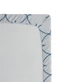 thumbnail image 2 of Ambesonne Vintage Fitted Sheet, Checkered Simple Retro, Full Size, White Blue, 2 of 2