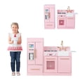 thumbnail image 3 of Teamson Kids Play Kitchen Roleplay Toy Playset Little Chef Charlotte Modern Pink, 3 of 8