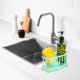 thumbnail image 5 of Organizador de fregadero de cocina Estante de soporte de esponja | Diseño compacto y ventilado | Soporte de almacenamiento de plástico con drenaje | Se adapta al mostrador, al baño, al área de, 5 of 5