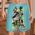 thumbnail image 2 of Anime Boku No Hero Short Sweatpants Summer Daily Cozy Lounge Shorts 3D Printed Beach Shorts Sweatpants With Drawstring And Pockets, 2 of 7
