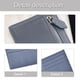 thumbnail image 4 of PU Feel PU Compact Cardholder Wallet Zippers Pocket Space Saving Money Card Organizer For Daily Essential White, 4 of 4