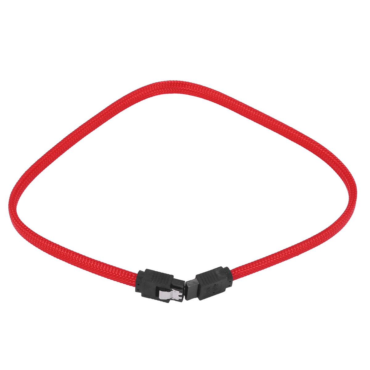 20pcs 50CM 3.0 III SATA3 7Pin 6Gb/S SSD Cables HDD Hard Disk Data Cord with Nylon Sleeved Premium Version