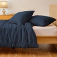 thumbnail image 2 of Dawn 6-Piece All-In-One Duvet Set in Navy, Full/Full XL, Duvet Cover, Insert, Shams and Bed Pillows, Soft & Fluffy, 2 of 5