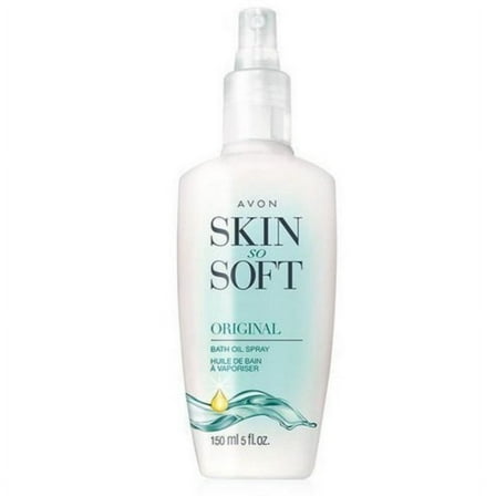 ($14 Value) Avon Skin So Soft Original Bath Oil, Spray with Pump, 5 Oz