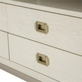 thumbnail image 5 of Michael Amini Menlo Station Contemporary TV Console - Ivory, 5 of 7