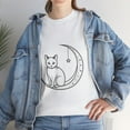 thumbnail image 6 of Crescent Moon and Kitty Graphic Shirt - Comfortable and Stylish Casual Wear, 6 of 6