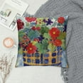thumbnail image 2 of Shiartex   Geranium Basket Spring Pillow Covers 18x18 Inch Flower Outdoor Square Indoor Decorative Throw Pillows, 2 of 5