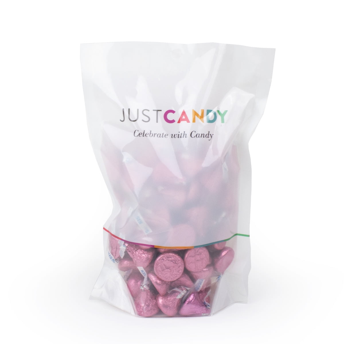 90 Pcs Pink Candy Hershey's Kisses Milk Chocolates