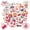2A-35pcs, variant on 35pcs Cute Stationery Stickers Cherry Kids Stickers Kids Stickers for Phone Luggage Laptop