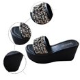 thumbnail image 4 of WILLBEST Capybara Slippers Sandales à Talons Compensés Mode Été pour Femmes, 4 of 8