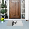 thumbnail image 5 of Yayeee Doormat for Indoor Entrance 32" x 20" Non Slippery Floor Rug, Black Cute Cat, 5 of 8