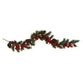 thumbnail image 4 of Nearly Natural Floral Holiday Pine Garland, 72.00" (Assorted Colors), 4 of 4