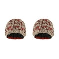 thumbnail image 2 of kurtrusly Bonnet de Mode pour Femmes Confortable Chapeau de Chimiothérapie Rouge Foncé 2Set, 2 of 6