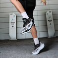 thumbnail image 3 of Men'S Stylish Basketball Shoes with a High-Top Lace-Up Design, Breathable Mesh Sporty Shoes, Slip-Resistant And Durable Running Shoes, Suitable for Outdoor Activities And Everyday Wear., 3 of 5