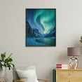 thumbnail image 4 of Paint By Numbers Kit for Adults Beginner - DIY Northern Lights Over Snowy Mountains Canvas Painting Kits for Adults, Frameless Paint By Number for Adults for Home Wall Decor 16x20 Inch, 4 of 7