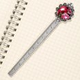 thumbnail image 3 of Peony Vintage Silver Lace-Edged Bookmark: a Gift for Readers and Book Lovers, 3 of 5