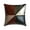 Black & Brown, variant on Decorative Brown 12"x20" (30x50 cm) Lumbar Pillow Cover, Faux Leather Lounge, Black, Brown & Champagne Oblong Pillow, Patchwork Pattern Modern Halloween Decorations - The Plough