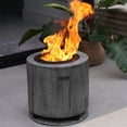 thumbnail image 5 of El Fuego Wax Fire Pit – Lights in Seconds for Instant Heat with No Wood Smoke, Low Maintenance, Ultimate Convenience - Graphite Grey, 5 of 9