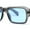 Slate Blue, variant on Hipster Gentlemens Beveled Rectangle Fashion Plastic Sunglasses Beige Tortoise Brown