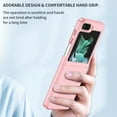 thumbnail image 6 of Allytechgroup for Samsung Galaxy Z Flip 7 Case, Hard PC Slim Fit Anti-Scratch Lightweight Protective Shockproof Back Cover Phone Case for Samsung Galaxy Z Flip 7, Pink, 6 of 6