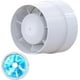 thumbnail image 1 of Fan Air extractor, economical 100mm, 12W/130m, axial extractor driven in line: bathroom, kitchen, cellar.. 2-year warranty., 1 of 5