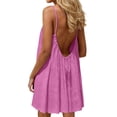 thumbnail image 2 of Horkkom Summer Dresses for Women Mini Sleeveless Backless Dresses Outdoor Beach Vacation Sundresses, S-3XL, 2 of 7