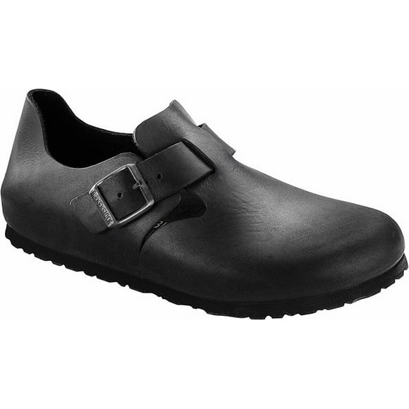 Zapatos Birkenstock London de piel engrasada negra talla 39