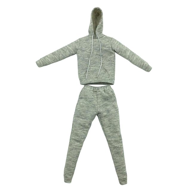 Para figuras de acción de 12 pulgadas 1/6 Conjunto de Sudadera con Capucha y Pantalones Hoddies Casuales para de Acción de 12'' Magideal Para figuras de acción de 12 pulgadas