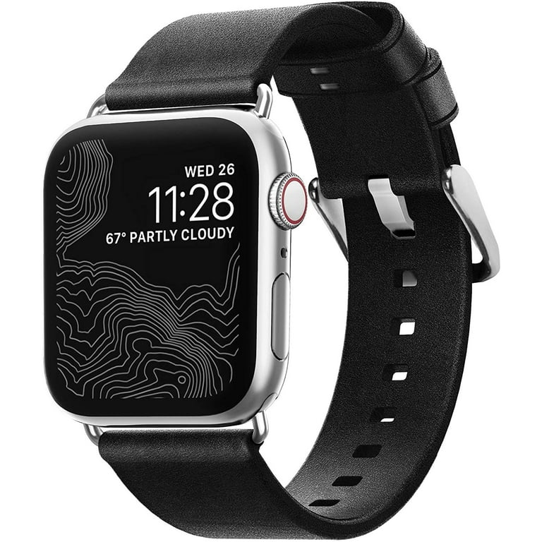 Nomad Modern Strap Slim for Apple Watch 40mm/38mm Black Horween