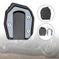 thumbnail image 2 of Kickstand Enlarge Plate Pad Titanium for Kawasaki Vulcan S 650 VN650 2015-2021, 2 of 5