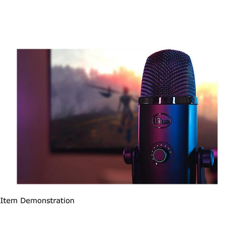 Blue Yeti X Professional Condenser USB Microphone with High-Res Metering,  LED Lighting & Blue Voice Effects for Gaming, Streaming & Podcasting On PC  