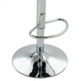 thumbnail image 4 of UIXE Velvet Black Bar Stools Set of 2 Modern High Back Swivel Barstool for Kitchen Counter Square Island, 4 of 5