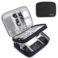 thumbnail image 3 of Bolsa de Almacenamiento de Cables Organizador de Dispositivos Electrónicos Digitales para Viajes, Estuche Portátil para Cables, Cargadores y Accesorios Negro, 3 of 7