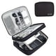 thumbnail image 2 of Bolsa de Almacenamiento de Cables Organizador de Dispositivos Electrónicos Digitales para Viajes, Estuche Portátil para Cables, Cargadores y Accesorios Gris, 2 of 7