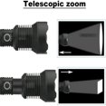 thumbnail image 1 of Potente linterna LED, potente linterna LED, linterna LED USB, linterna USBLED, acabado de lujo, 1 of 8