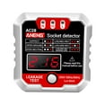 thumbnail image 3 of Outlet Tester Automatic Digital s Fault Checker Electric Socket Tester white, 3 of 8