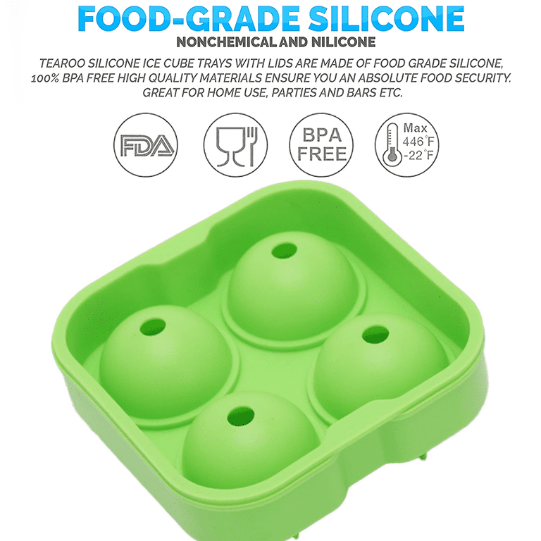 Summer Clearance HIMIWAY Kitchen Gadgets Ice Molds 2023 100% Non-toxic  Harmless Material Football Ice Reusable Silicone Basketball Football  Volleyball Rugby Golf Baseball Whisky Cocktail Gin Drink 