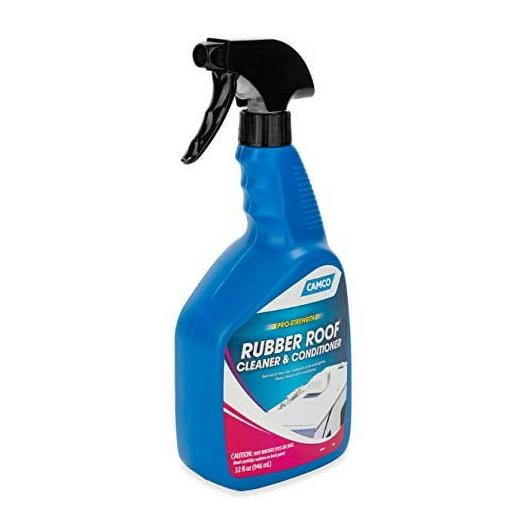 年末のプロモーション特価! RV Camco Rubber 32-ounces - Pro-Strength - Cleaner Roof ExteriorCare
