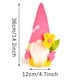 thumbnail image 2 of Fiudx Muñeca Floral para El Día de La Madre, Hecha a Mano, de Pie, de Lana Suave, Ideal para Decorar El Dormitorio, Ideal para Las Fiestas, Regalo para Seres Queridos, 12 X 36 Cm., 2 of 2