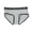Grey, variant on 12 Pack Womens Underwear Triangle Waist Tightening Buttocks Lifting Girl Brief Panties