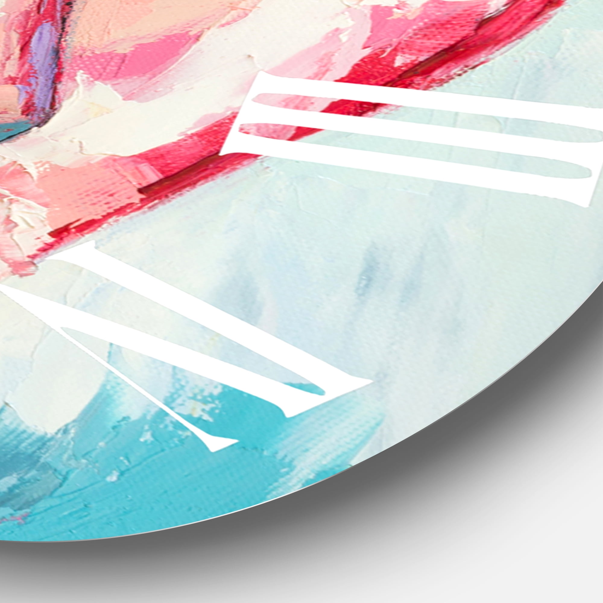 Designart 1 in Modern,Contemporary Wall Clock