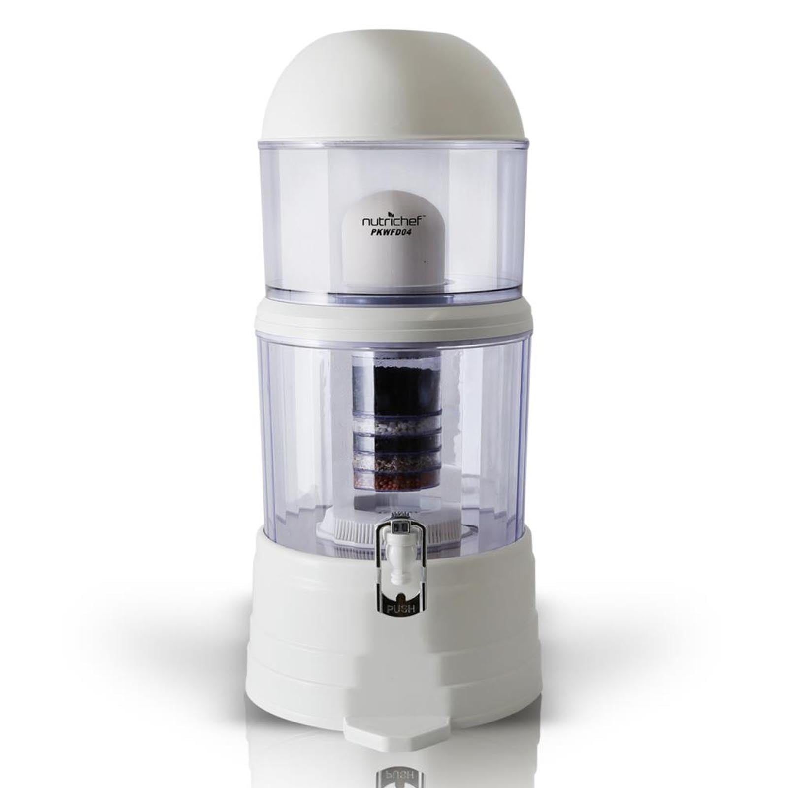 Nutrichef Countertop Water Filter & Dispenser (4Gallon)