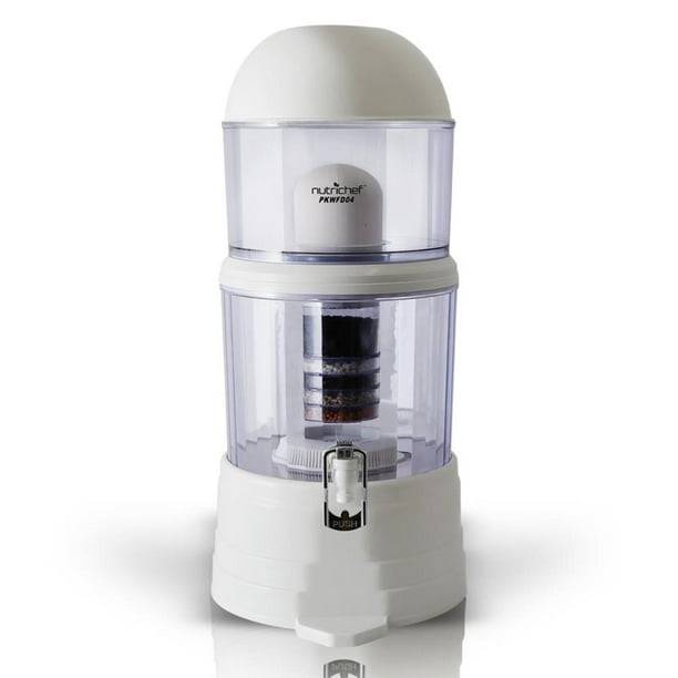 Nutrichef Countertop Water Filter & Dispenser (4Gallon)