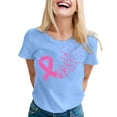 thumbnail image 1 of GDREDA Womens Printed Short Sleeve O Neck T Shirt Top Blouse Tech Stretch, 1 of 5